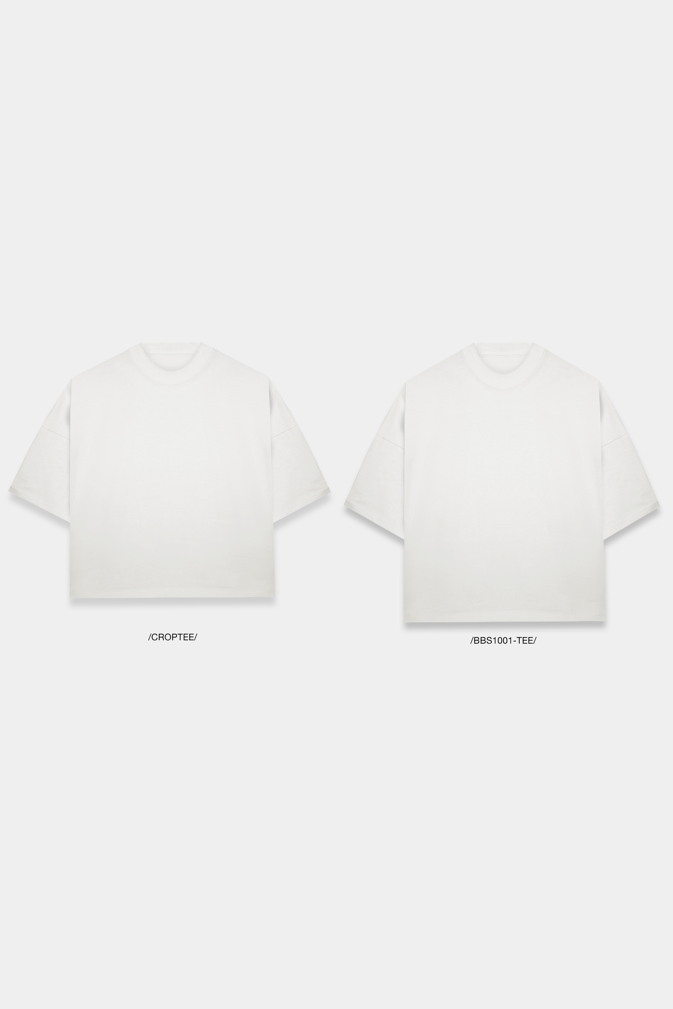 WHITE CROP T-SHIRT