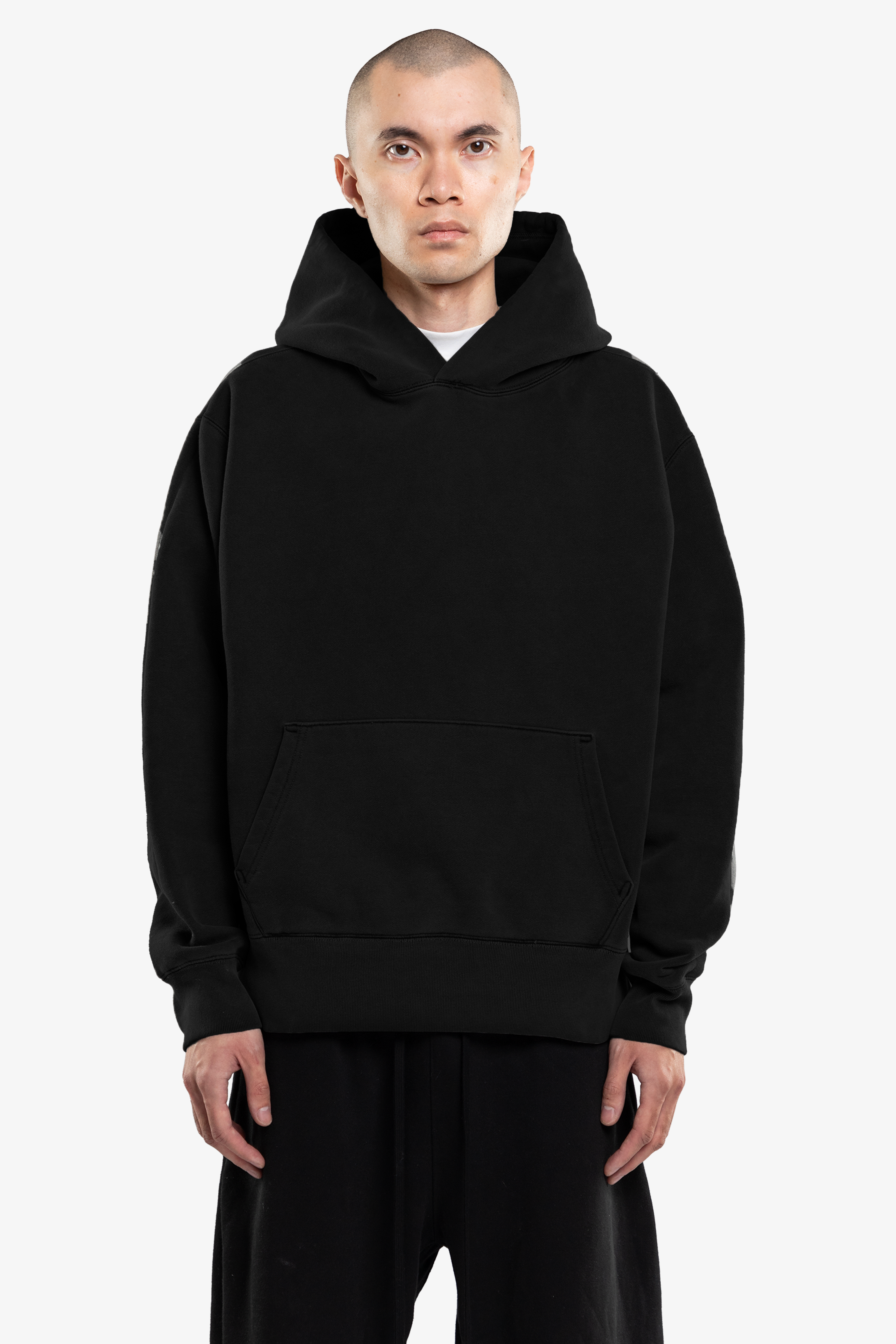 BLACK TERRY HOODIE
